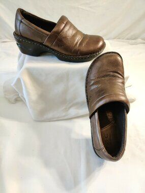 BOC Peggy Clog Slip On Shoe Bronze Metallic Comfort Walking Boho Witchcore US/8